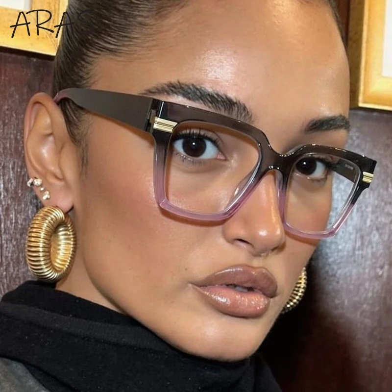 العصرية مربع وصفة طبية النظارات الشمسية النساء 2025 العلامة التجارية الفاخرة مكافحة الأزرق نظارات UV400 القيادة نظارات شمسية لسيدة الرجعية ظلال