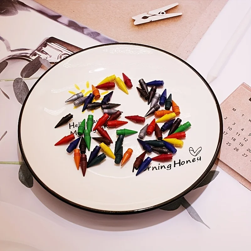 Penggantian Pensil Warna 36 Buah/60 Buah/12 Warna-Cocok untuk Penggantian Pensil Tanpa Asah, Digunakan untuk Menggambar, Mencoret-coret,