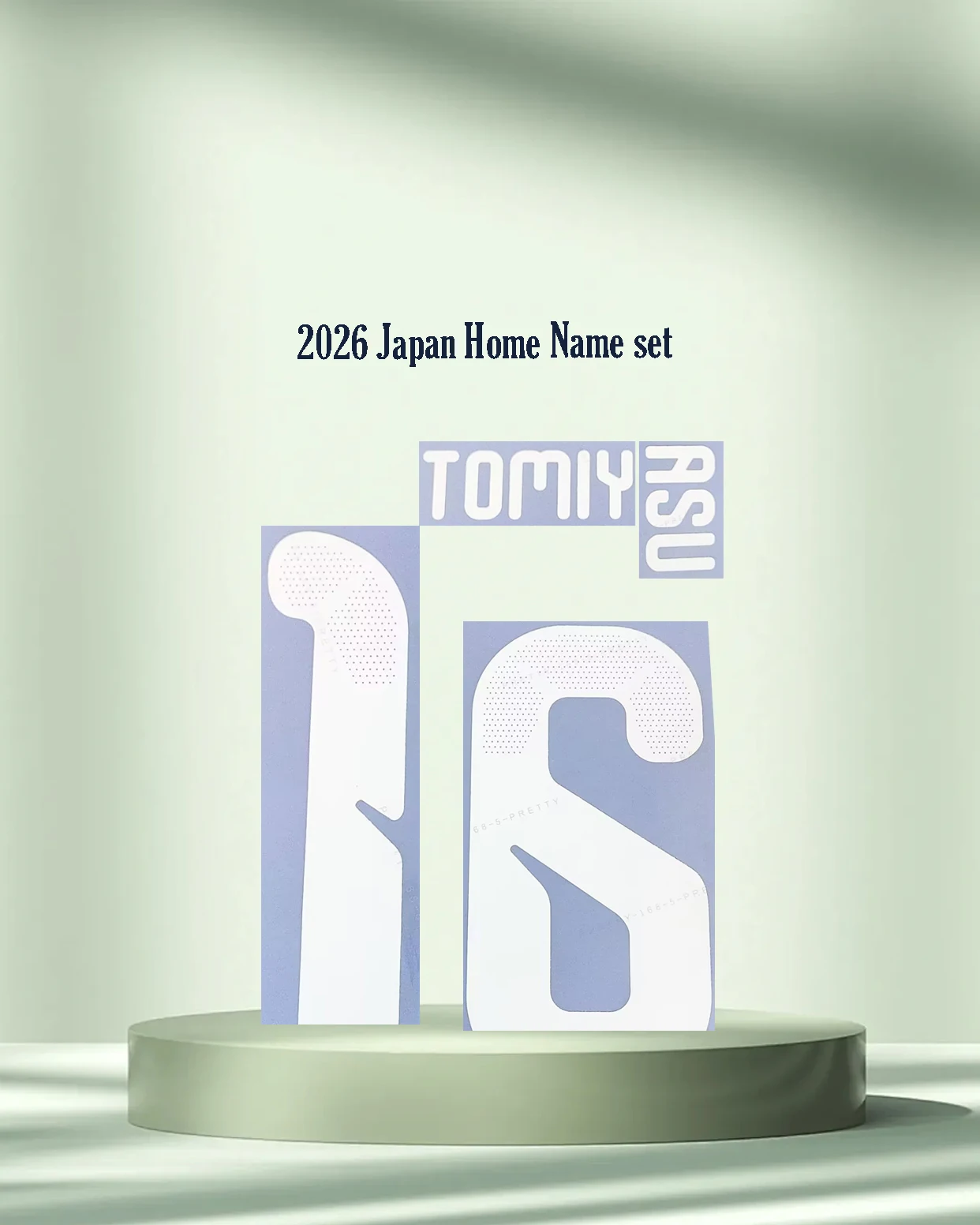 2026 Juegos de nombres de Japón Inicio Conjunto de nombres MITOMA blanco para planchar en 16 TOMIYASU Nombre y números japoneses planchar en la parte superior Taza de calidad AAAA 26/27