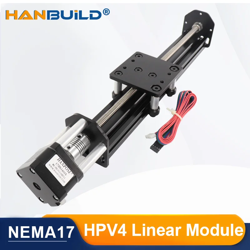 Для 3D-принтера Reprap1.3A НОВЫЙ линейный привод Openbuilds HPV4 Mini V Линейный модуль с 42 двигателями Шаговый двигатель NEMA17