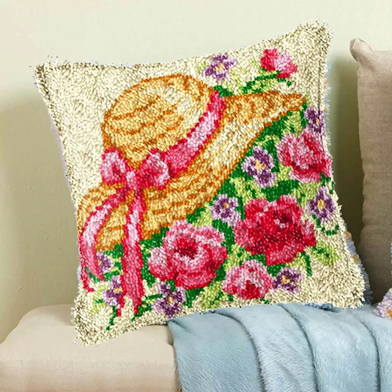 

Набор крючков-защелок с цветком розы Ручная работа Knooppakket Kussen Knopen Подушка-кнопка Smyrna Knooppakket Пуговица для рукоделия Linkhaak Kussen