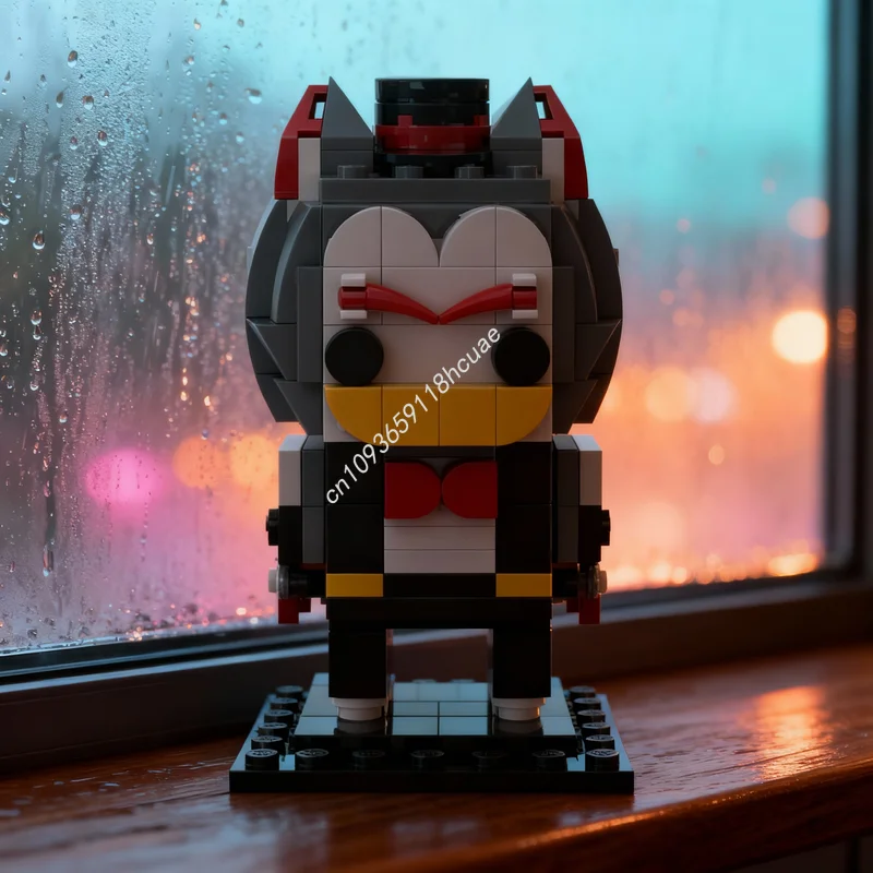 

160pcs MOC Brickheadz Husk Hazbin Hotel Model Building Blocks Architecture Toys Christmas Gift Creative Education Brick Kids