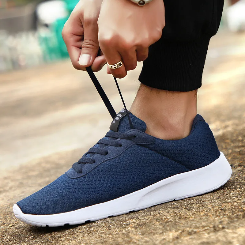 Men Running Shoes Lac-up Men's Sport Shoes Lightweight Comfortable Breathable Walking Sneakers Tenis Masculino Zapatillas Hombre