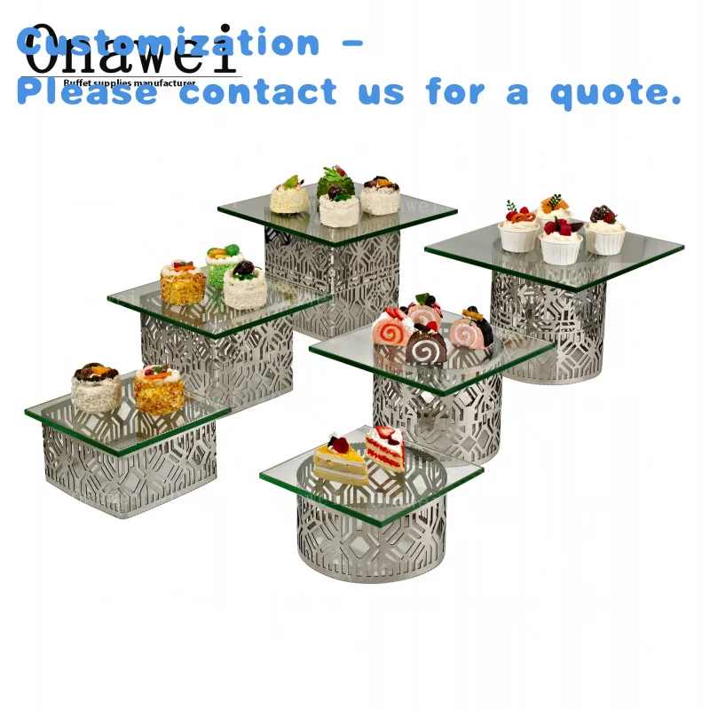 

custom.Onawei High Tea Afternoon Dessert Buffet Display Wedding Party Cupcake Stand Food Stands Set