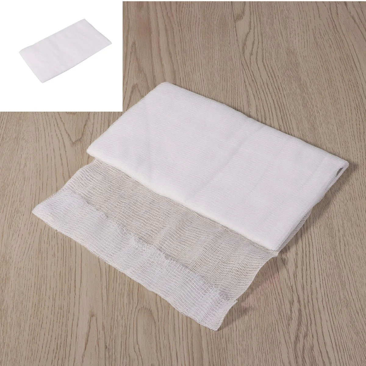 2Pcs Organic Unbleached Cheesecloth Cotton Cloth for Cheese Making Straining Nut Milks Basting Turkey Absorbent Gauze 92x274cm view 4
