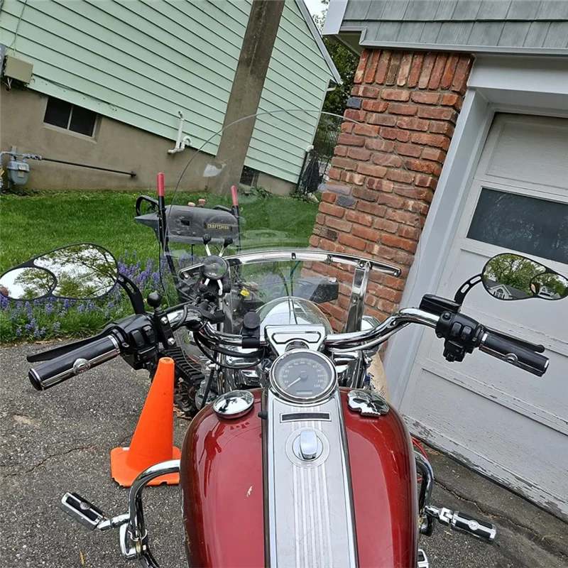 

Split Vision Rearview Mirrors For Davidson Road King Street Glide Road Glide Softail Iron 883 Iron 1200-A65M
