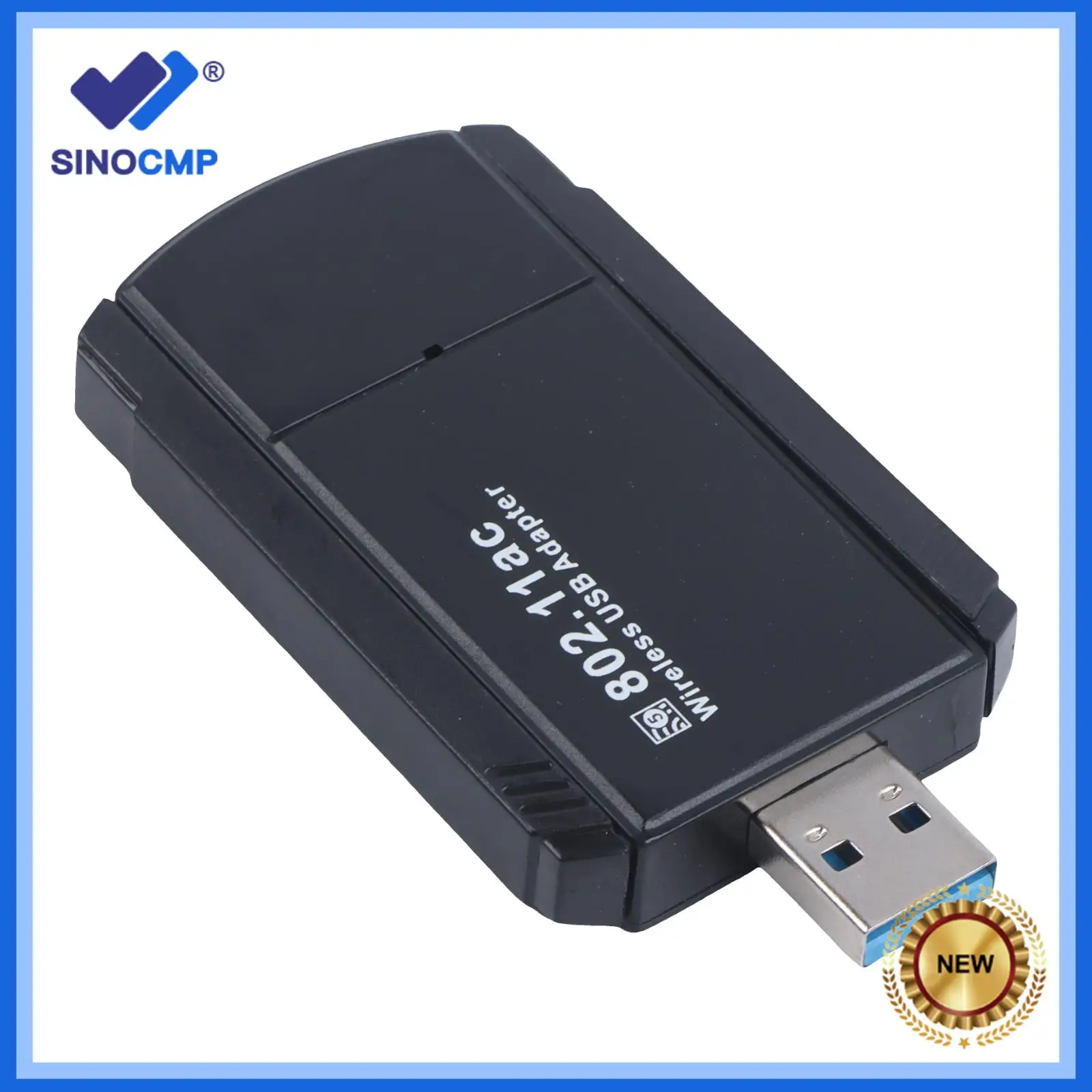 1pc 1300Mbps Long Range Dongle Dual Band Network lot Car Accessories