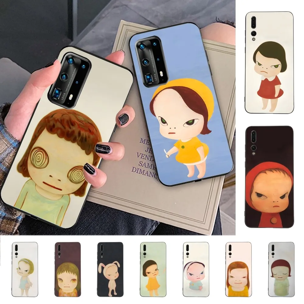 Y-Yoshitomo Girl NaraS Phone Case For Huawei P 8 9 10 20 30 40 50 Pro Lite Psmart Honor 10 Lite 70 Mate 20lite