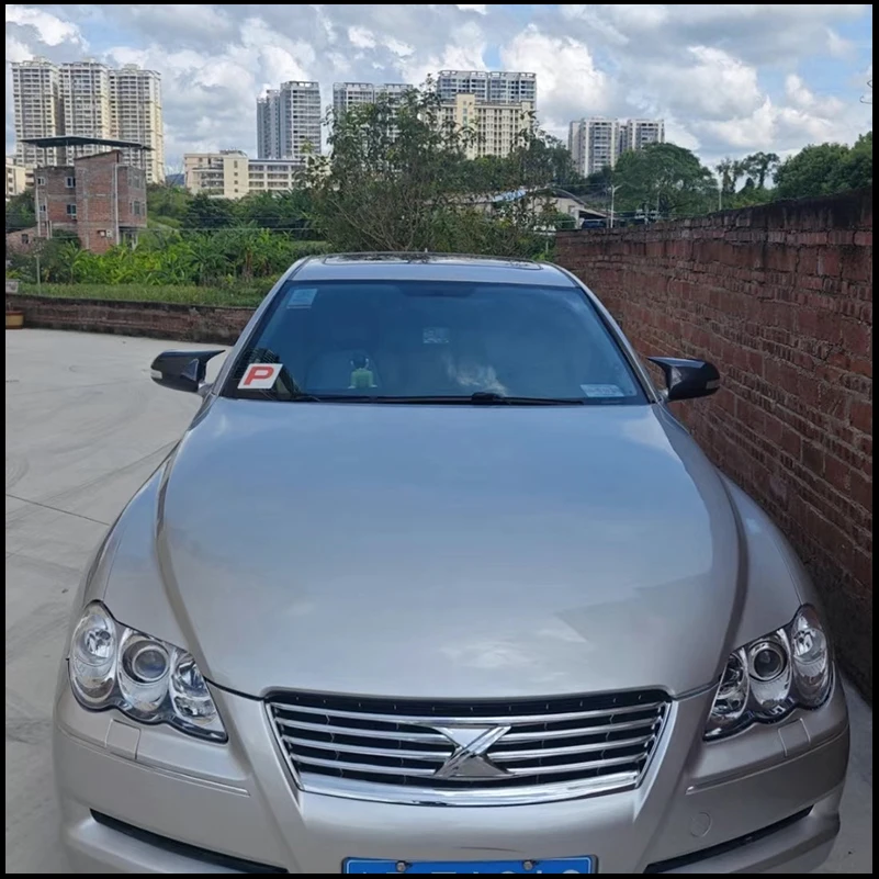 

Для Toyota Mark X X120 2004-2009: накладки на зеркала заднего вида, декоративные наклейки, аксессуары для стайлинга автомобиля, автозапчасти