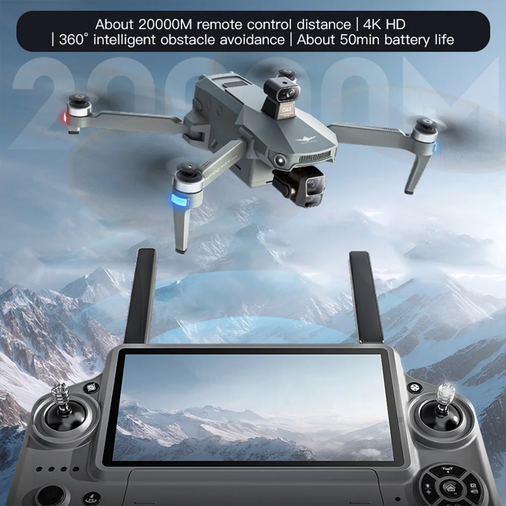 NEW KF100 MAX Drone 4K Camera 3-Axis Gimbal GPS WIFI  Obstacle Avoidance FPV Brushless Electronic RC Quadcopter Toy RC Drone Toy