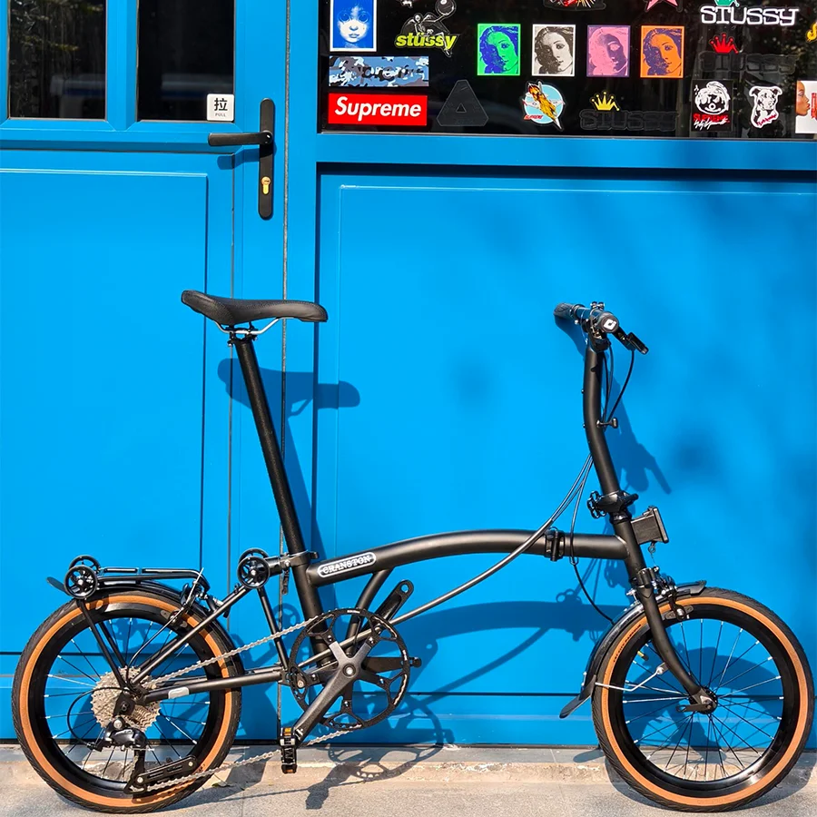 

20-дюймовый 9-скоростной складной велосипед, сверхлегкий портативный мини-велосипед для взрослых и студентов, складной велосипед из алюминиевого сплава