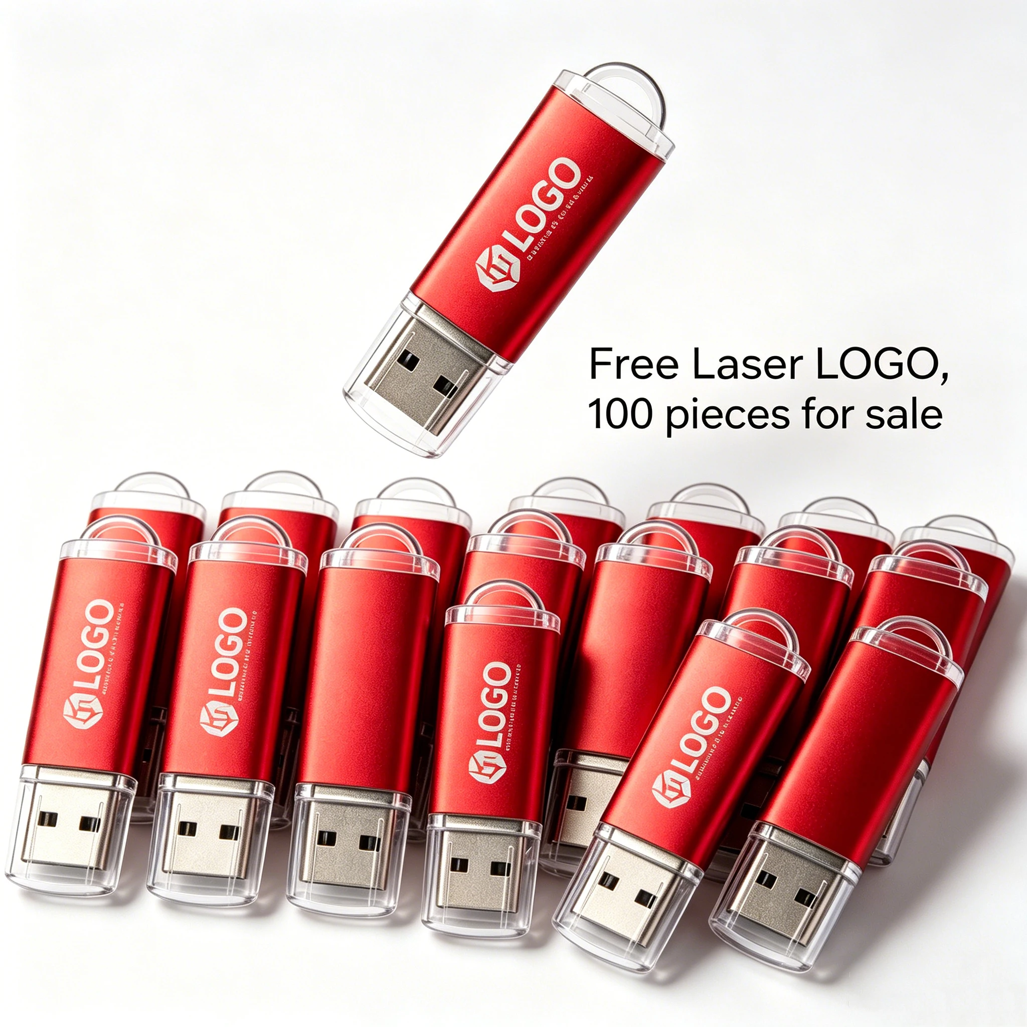 100 pack USB FLASH DRIVE Free Laser LOGO USB 2.0 128 MB 256 MB 512 MB 2 GB 4 GB 8 GB 16 GB 32 GB 64 GB PEN DRIVE