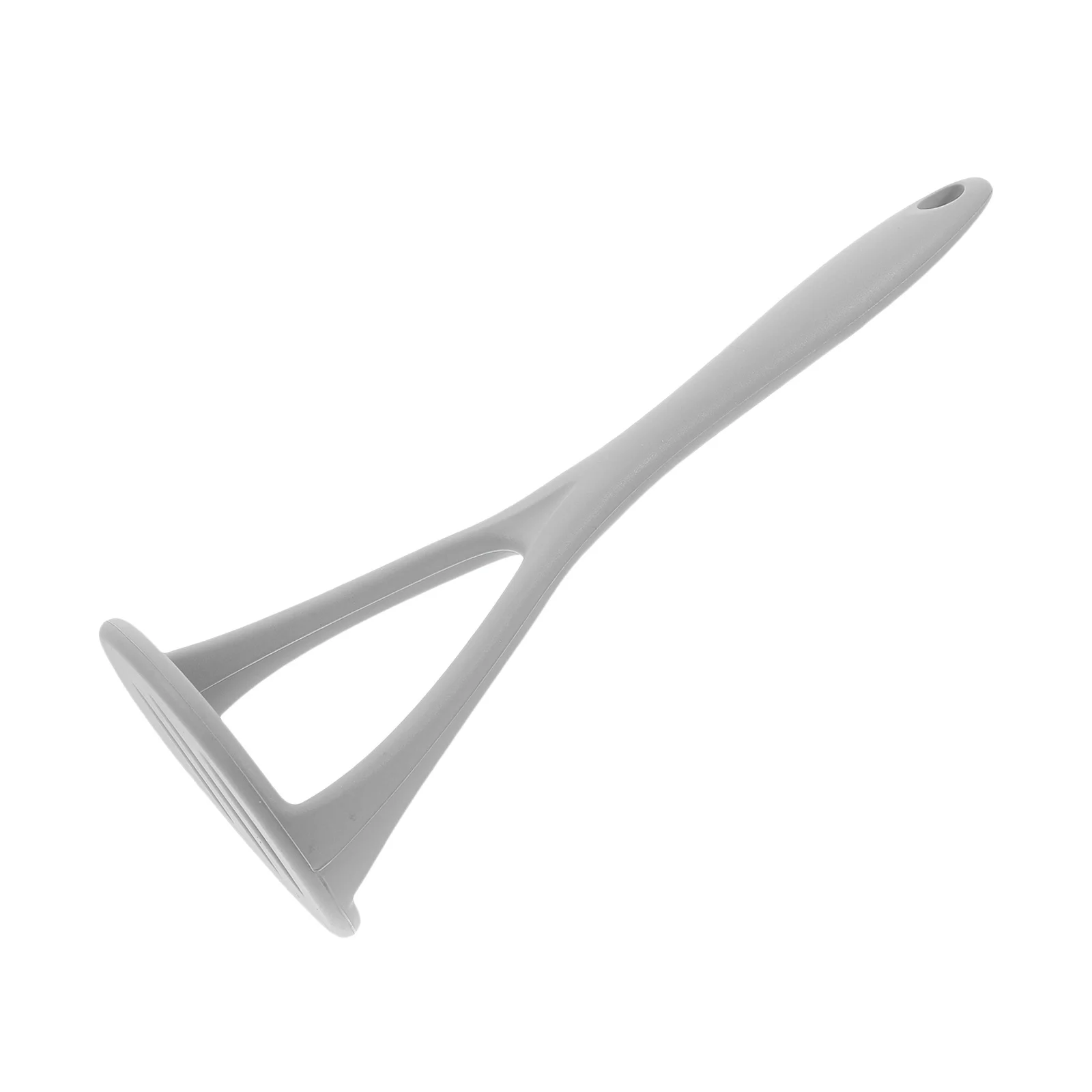 

Silicone Potato Ricer Grey Lightweight Food Grade Masher For Fruit Vegetable Puree Kitchen Gadget Small Mashing Tool