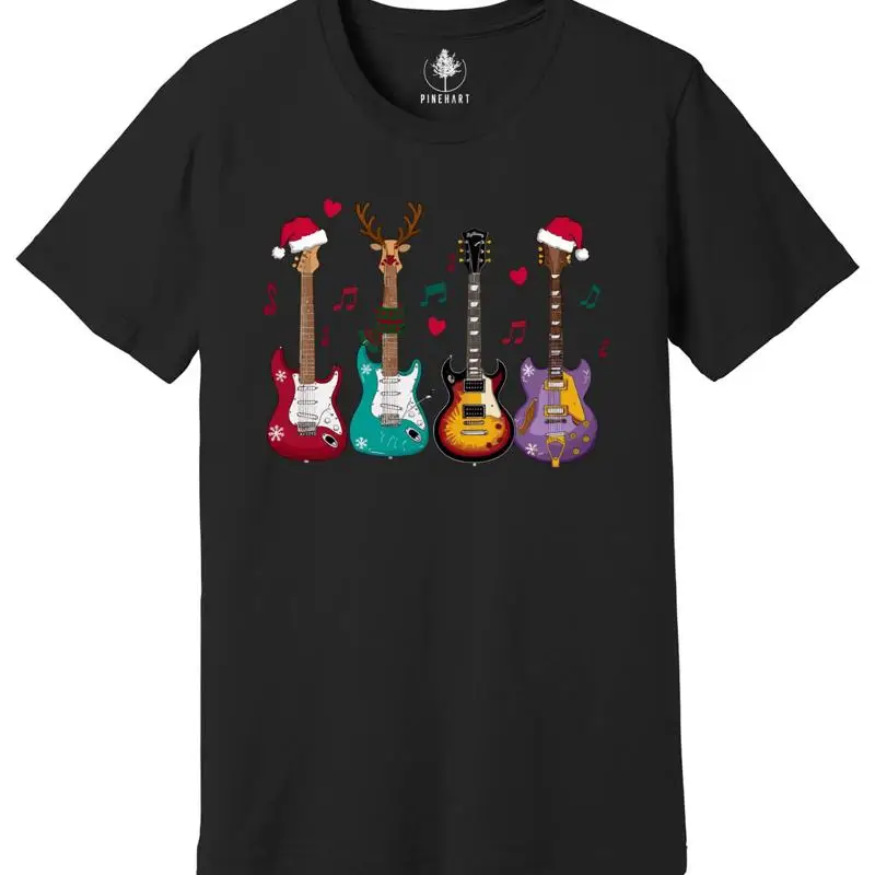 

Электрогитара Рождественская футболка Музыка