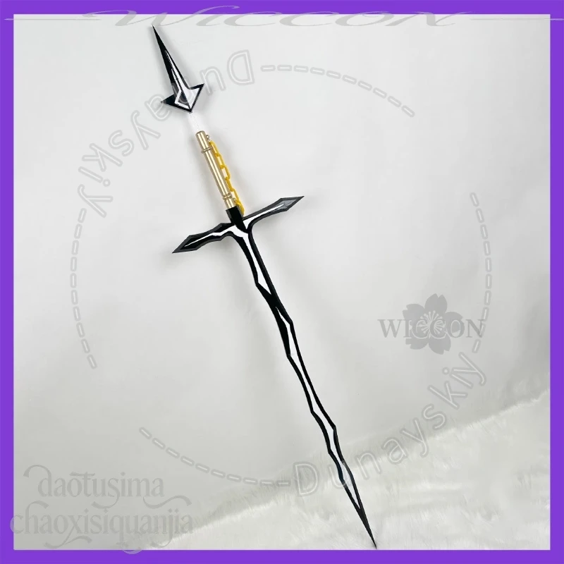 

Rien Cosplay 3D PLA Half Mask Safety Decorative Accessory Sword Replica Prop Cannot Blunt Masquerade Mask Goth Halloween Props