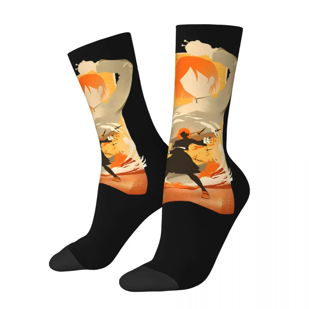 Jujutsu Kaisen Socks Funny Stockings Unisex Men Medium Soft Climbing Socks Autumn Design Anti Skid Socks