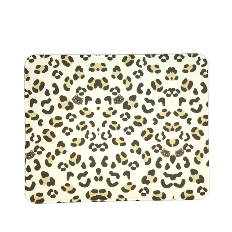 Imagem -06 - Leopardo Impressão Estilo Nórdico Mousepad para Jogos Computador Portátil Mesa Tapete do Mouse Almofada de Pulso Repousa Mesa Acessórios Escritório