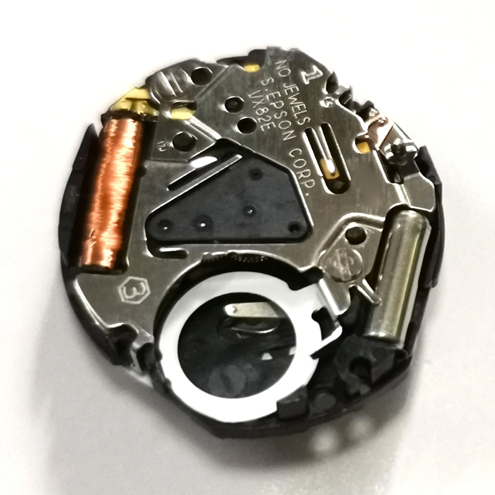 الدقة تقويم واحد 3 الأيدي ساعة كوارتز تاريخ الحركة @ 3 بما في ذلك البطارية لقطع غيار حركة VX82 VX82E اليابانية