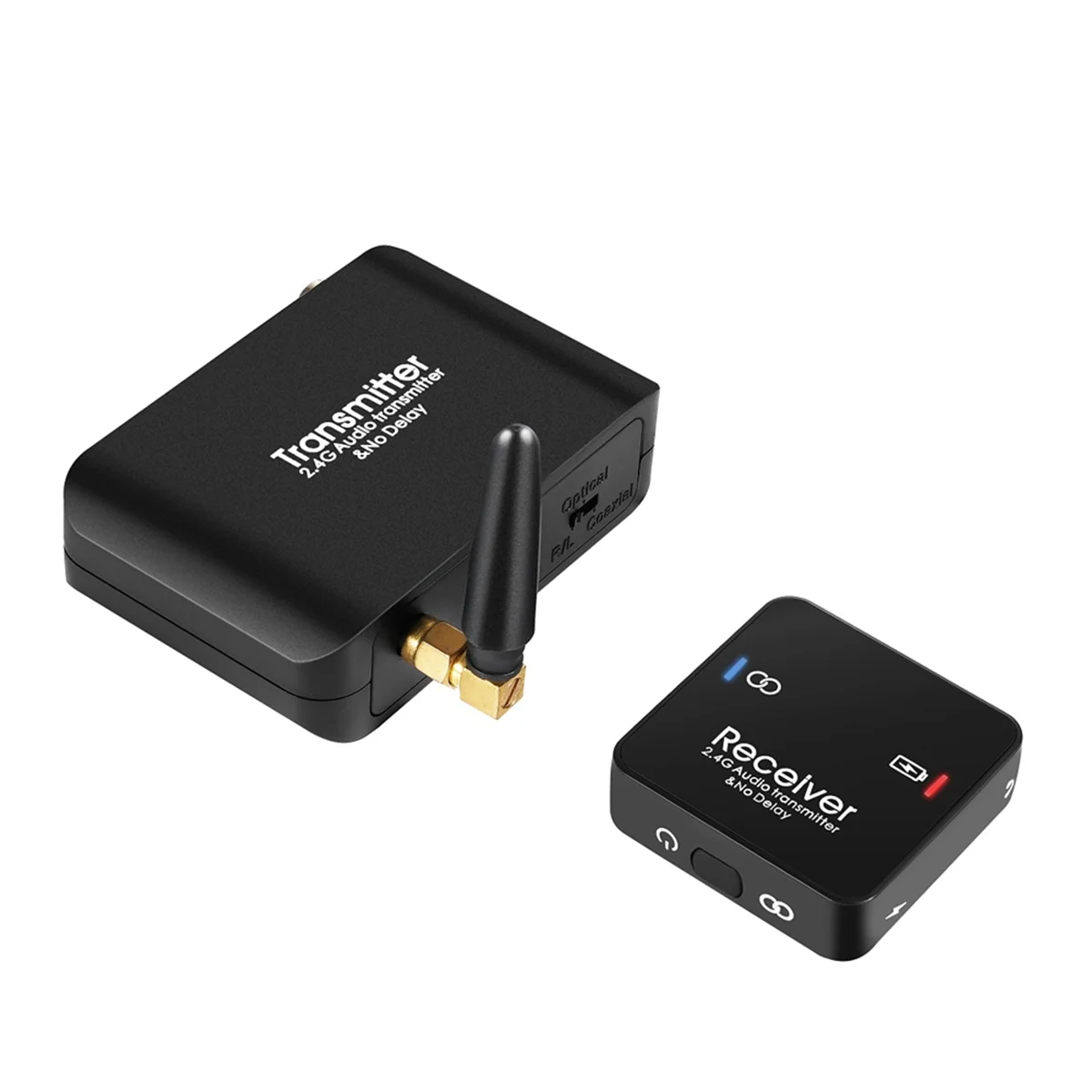 Émetteur et récepteur Sust-audio, adaptateur Audio numérique sans fil sans délai, séparateur d'écran Audio de jeu 2.4G en direct