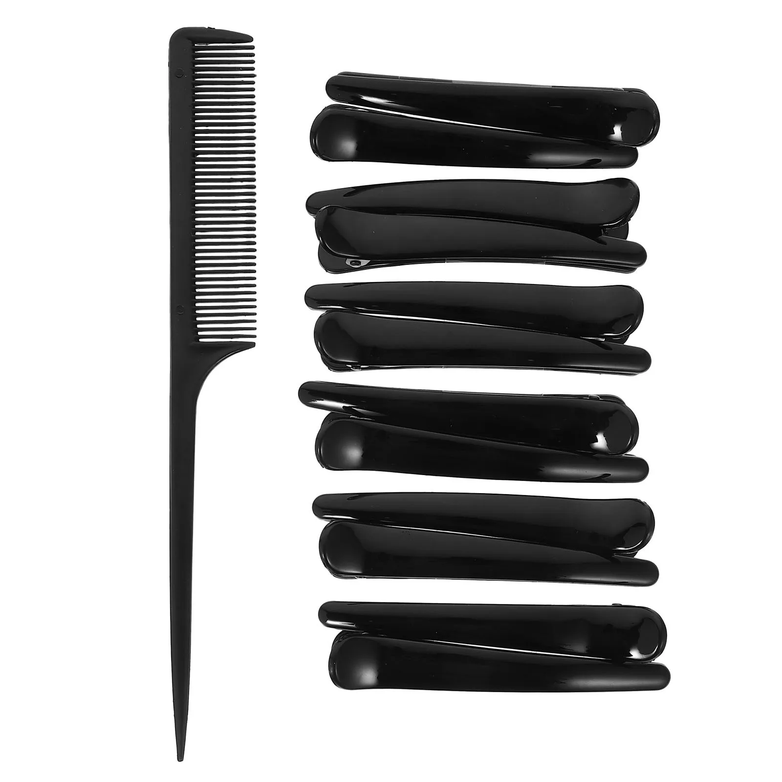 

13 шт., парикмахерские зажимы, сильная фиксация, легкие зажимы для укладки волос, инструмент для перегородки волос для салона Professional