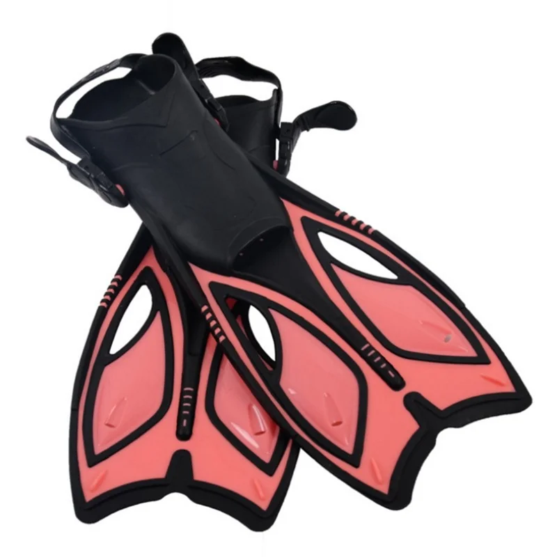 Professional Diving Long Flippers Adjustable Double Fins Swimming Aids Swimming Fins Aquatic Gear Equipment