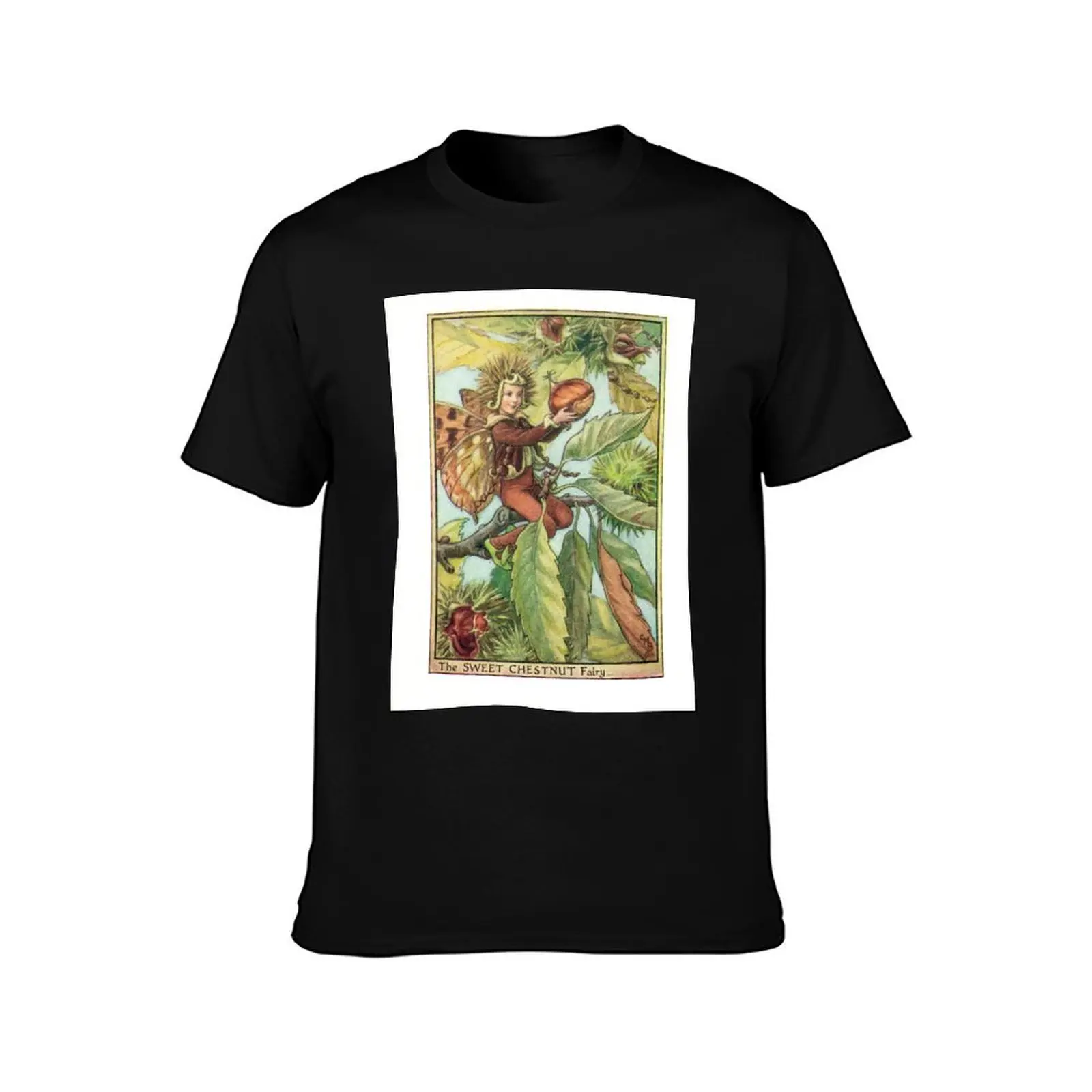Adorable Sweet Chestnut Fairy T-Shirt Mechanic Work Tee Shirt T-Shirt