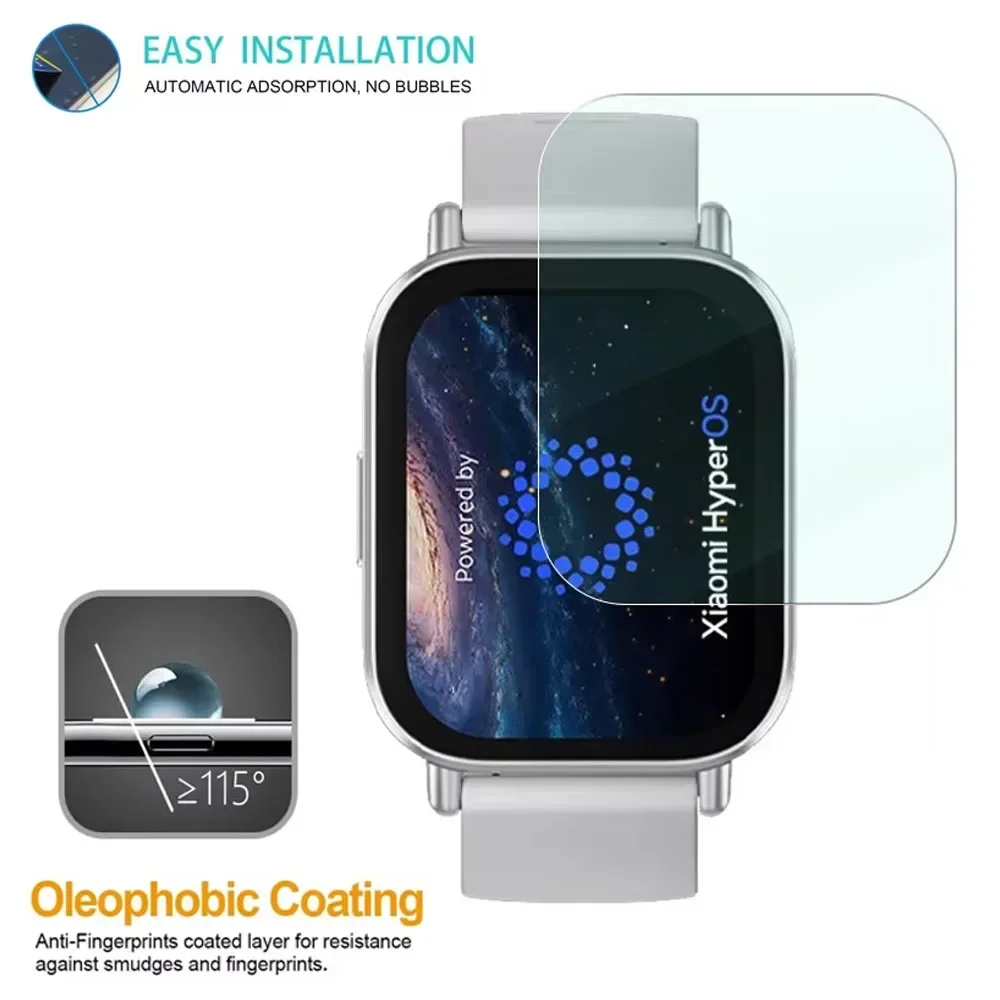 Tempered Glass Screen Protector For Redmi Watch 5 Active/5 Lite Watch5 4 Smart watch Anti-scratch HD Protector Film Accessories