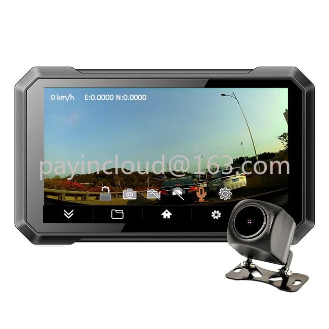 

7-Inch Portable Multi-Language Vehicle 4G Motorcycle IP67 Waterproof Navigation GPS/GLONASS Dual System Positioning