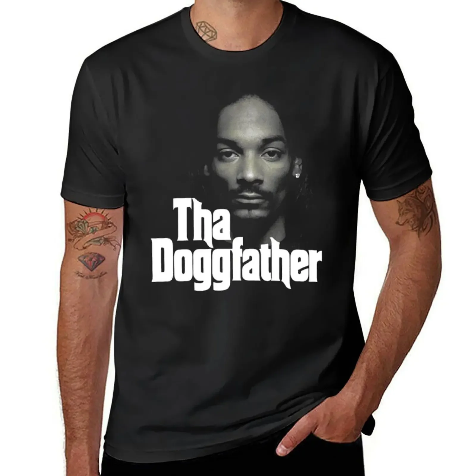 Tha Dogfather T-Shirt oversizeds sports fans anime shirts men