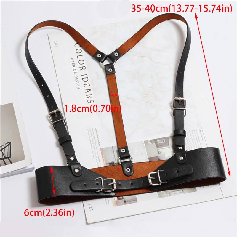 Luxury Women\'s Harness Bra Leather Suspenders Fashion Belts For Women Sexy Girls Corset Belts Shirt Dress Vest Body Harness