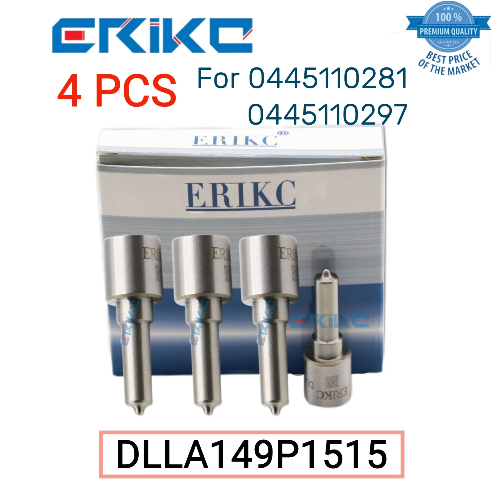 

4 PCS DLLA149P1515 Nozzle Injection 0 433 171 936 DLLA 149 P 1515 Fuel Nozzle Injector DLLA 149P1515 for 0445110281 297