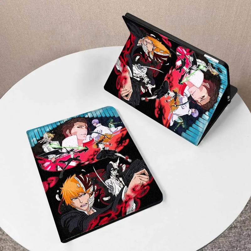 

B-Bleachs Anime pattern Tablet Case For Samsung Galaxy Tab A A7 A8 A9 A11 S6 S11 Lite Plus 10.1 10.4 10.5 Inch