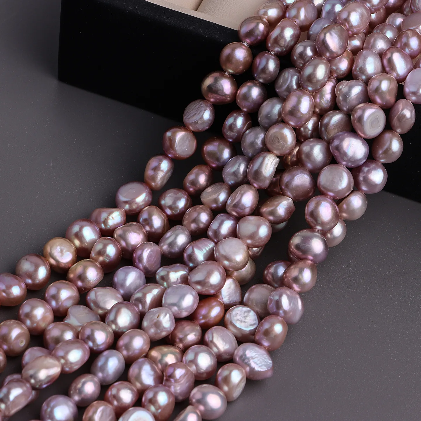 

New, Cost-effective, Strong Light Color 8-9mm Seedless Big Stone, Natural Freshwater Pearl Loose Bead DIY Accessories