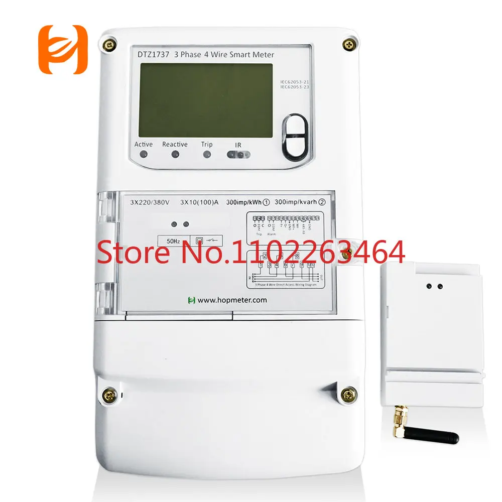 

Wireless/NB-loT/4G/lora/GPRS Smart Energy Meter Electric Meter Three Phase Electricity Meter