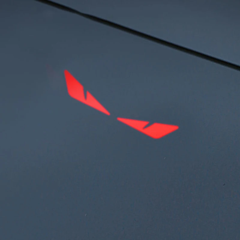 For Tesla Model Y 3 High Mount Mounted Brake Lamp Carbon Car Brake Projection Board PVC Soft Decal Top Tail Light Emblem Sticker