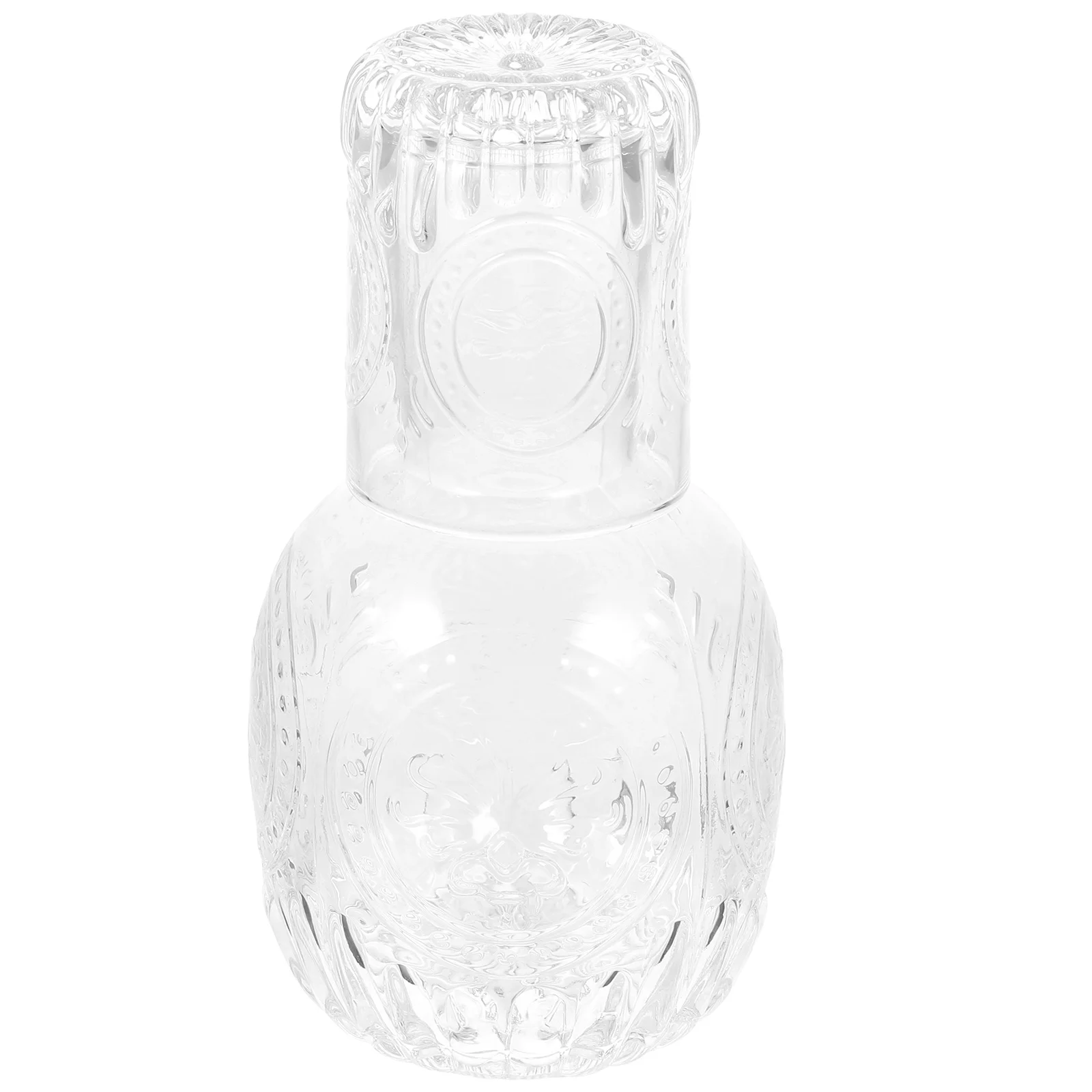 

1Set Transparent Glass Water Jug and Cup Set Multi-Purpose Cold Water Kettle Large Capacity for Home Office Home Supply