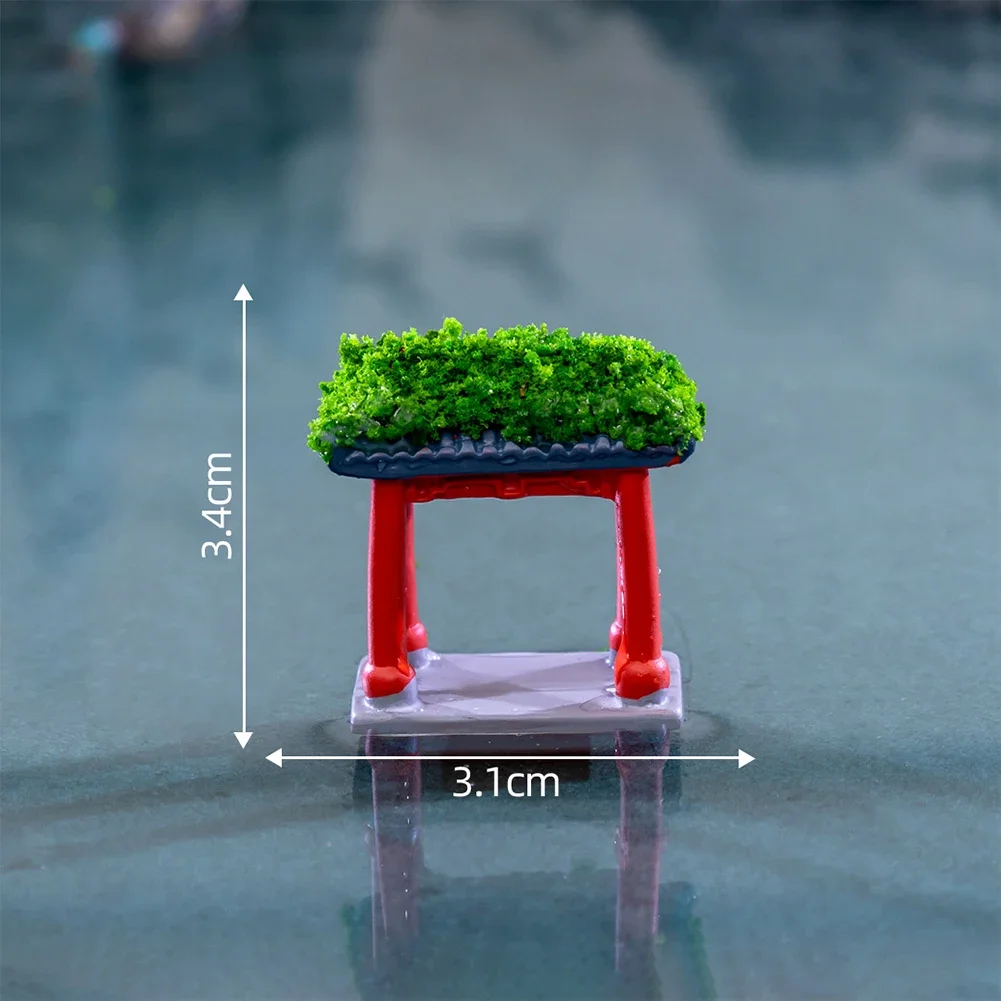 6PCS Fish Tank Outdoor Gazeboations Simulation Landscape Courtyard Building Model Pavilion Ornament Aquarium Adornment Fish Tank