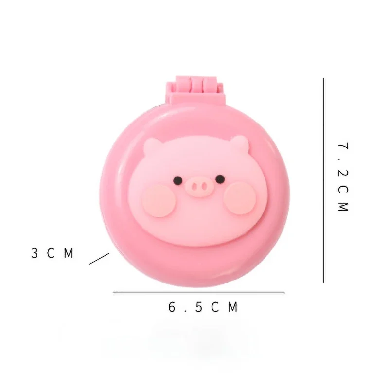 Girls Cute Kawaii Animal Fruit Portable Comb with Mirror Princess Air Cushion Massage Makeup Hair Brush for Baby Kids Stuff