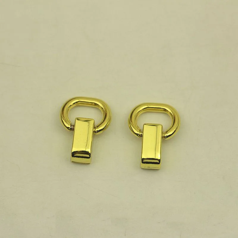 30Pcs 11mm Bag Hang Ear Strap Side Ring Buckle Nailing Screws Loop Hook Chain Clip Clamp Pendant Rivet Clasp Accessory