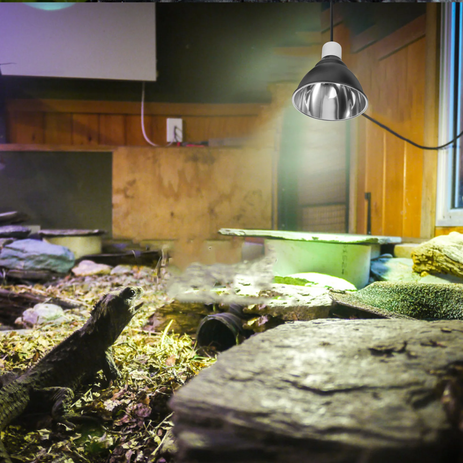 

Versatile Reptile Heat Lamp Fixture Style for Uva Uvb Bulbs Easy Install Lighting for Terrariums and Tanks