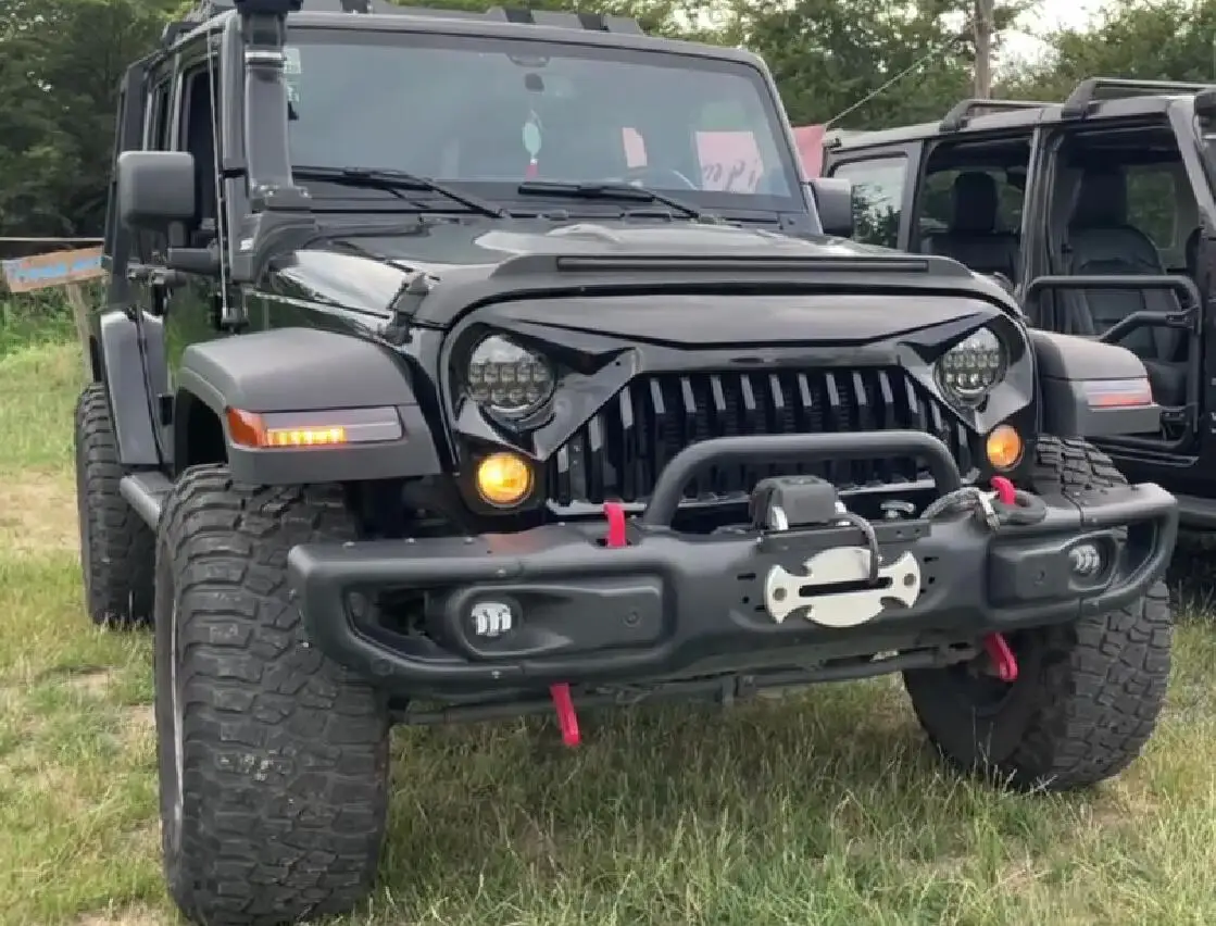 Ensemble complet d'ailes de voiture de style JL, fusées éclairantes d'aile pour Jeep pour Wrangler Jk J374-2