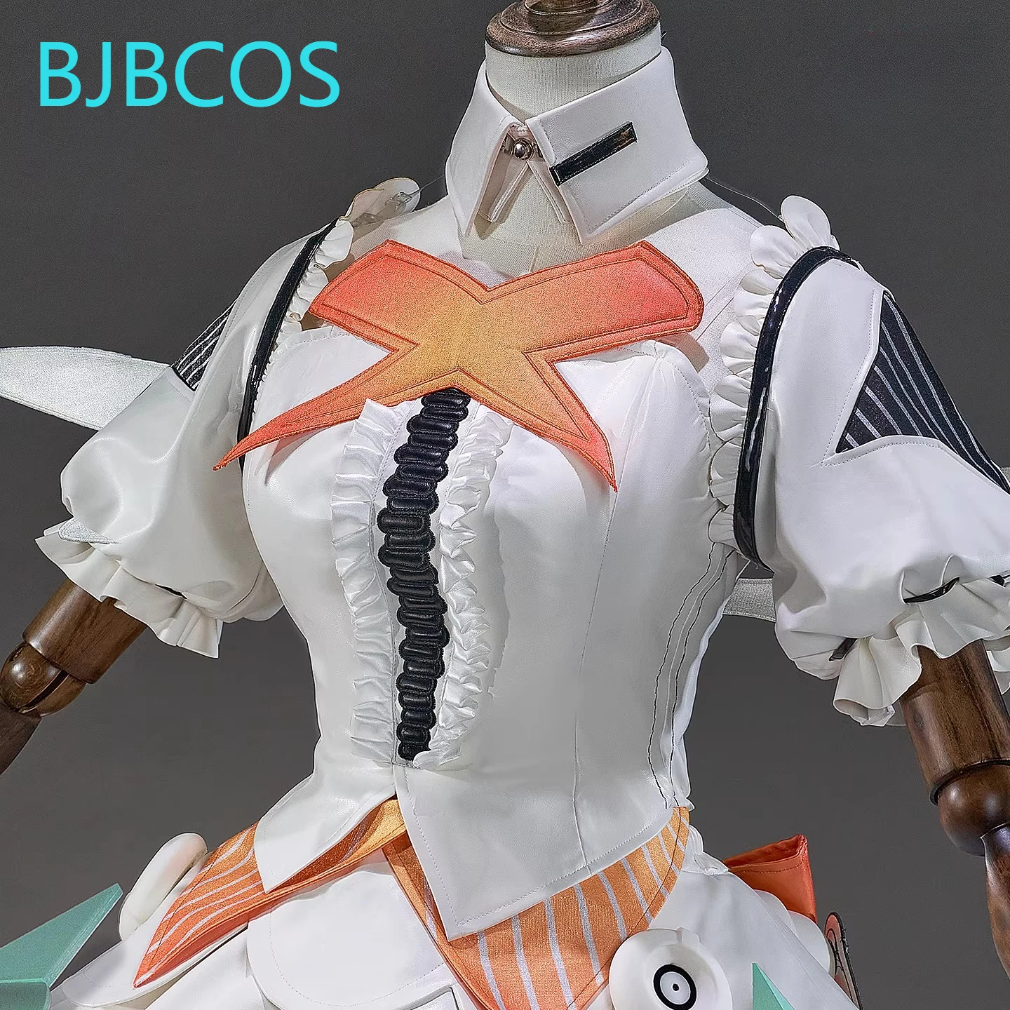【In Stock】Aria Cosplay Costume Game Zenless Zone Zero Women White Dress Wings Prop Full Set Carnival Halloween Anime Game Role 3