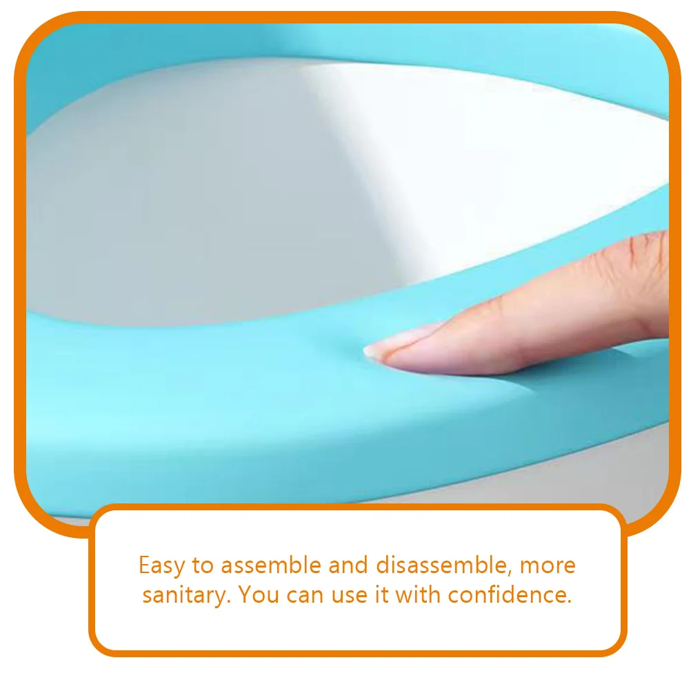 

EVA Thickened Toilet Seat Cushioned Bathroom Seats Shape Washable Reusable Home Travel Toilet Facility