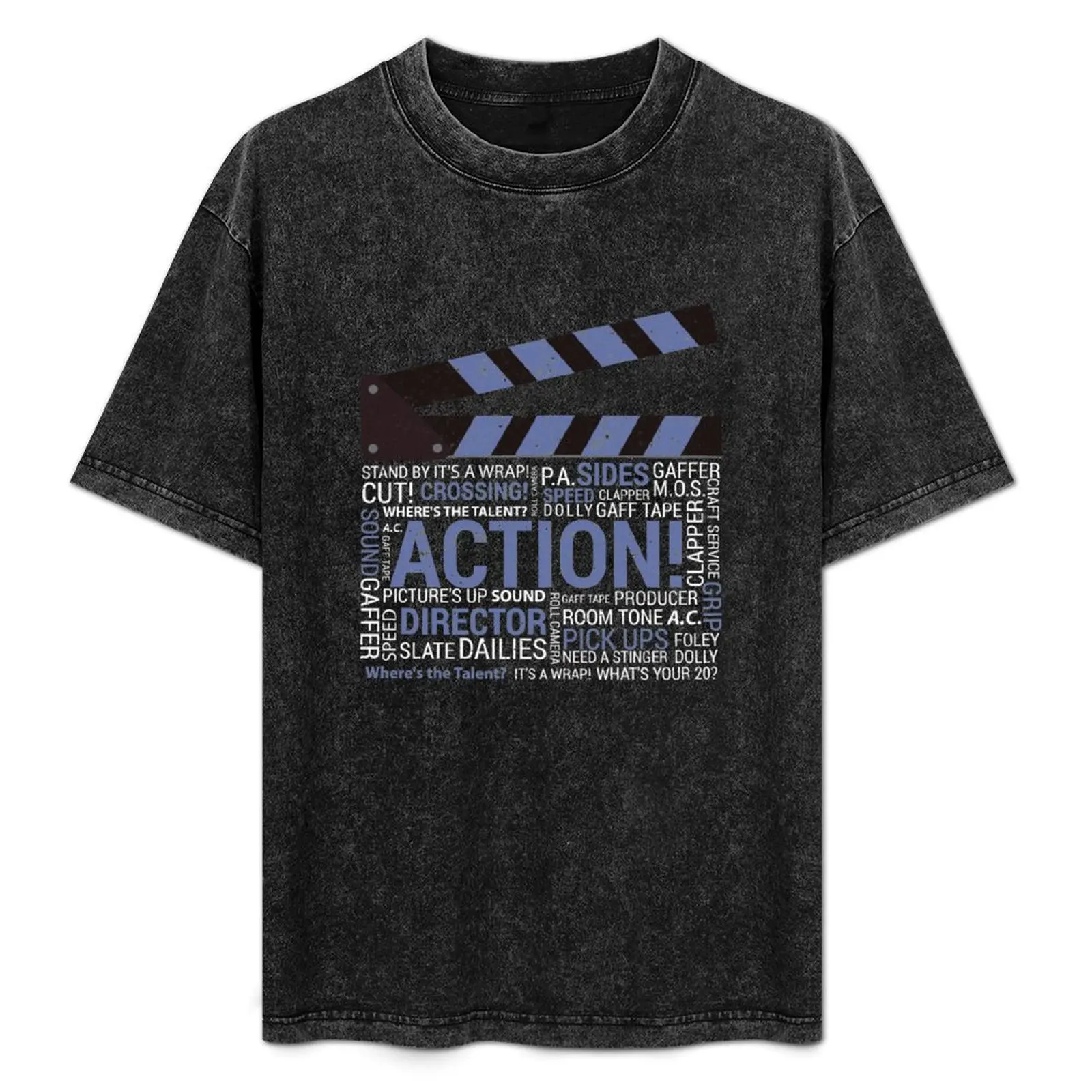 

Filmmaker Film Crew Director Producer Movie Clapper T-Shirt Soft Lightweight Cotton T-Shirt