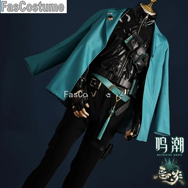 

Wuthering Waves Jiyan Game Suit Handsome Uniform Cosplay Costume Halloween Carnival Party Role Play Outfit Men