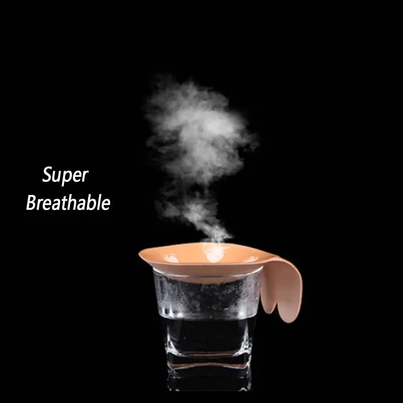 حمالات صدر غير مرئية بدون حمالات للنساء، حمالة صدر لاصقة لاسلكية من السيليكون لرفع الثدي، حمالة صدر لاصقة