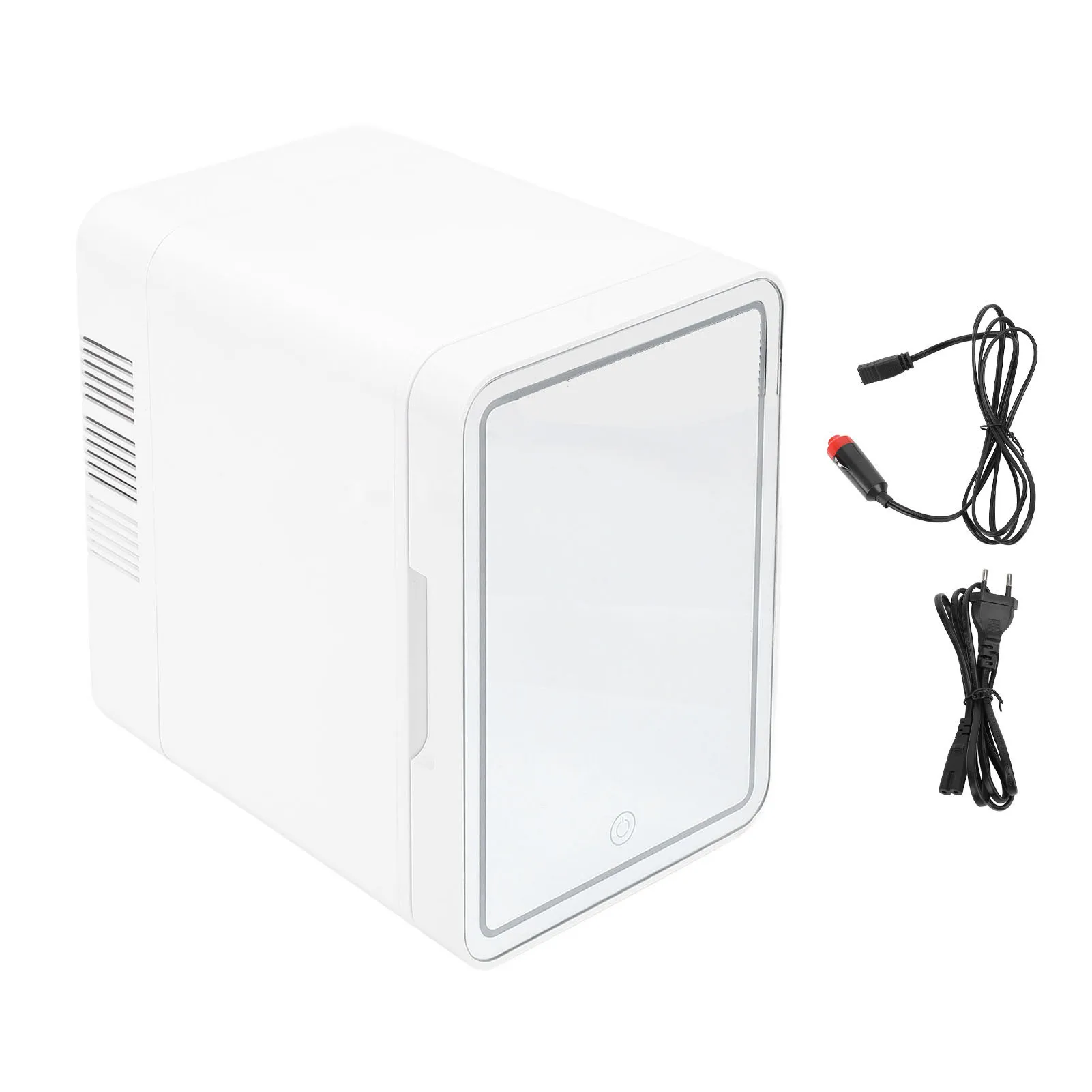 ثلاجة للعناية بالبشرة سعة 6 لتر، 3 تروس خفيفة، مرآة مكياج محمولة، مبرد وثلاجة تجميل مصغرة لتدفئة حليب الصدر #5