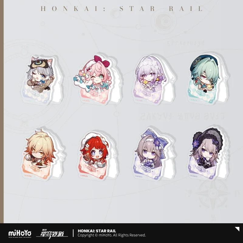 Sunsyea Honkai Star Rail Official Merch miHoYo Original Authentic Nameless Medal  Theme Series Acrylic Clip Aventurine