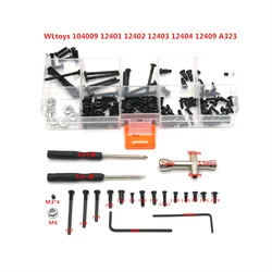 Upgrade Modification Screw Tool Box For WLtoys 104009 12401 12402 12403 12404 12409 A323 RC Car Parts