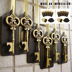 Key Bottle Openers Vintage Skeleton Key Bottle Opener Wedding Favors Key Bottle Opener Rustic Decoration Kitchen Accessories